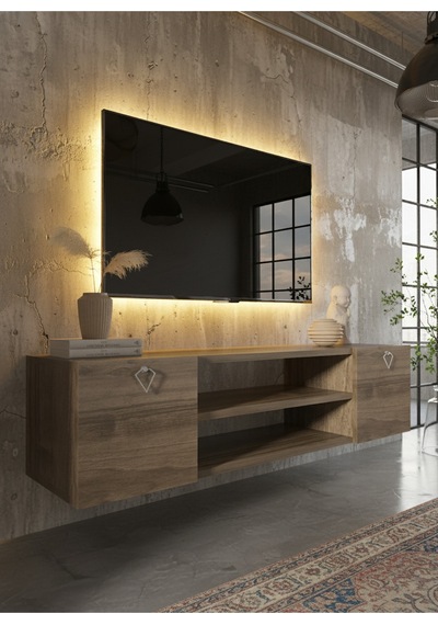 Resital Tv Ünitesi S1242-2 Ceviz Ceviz