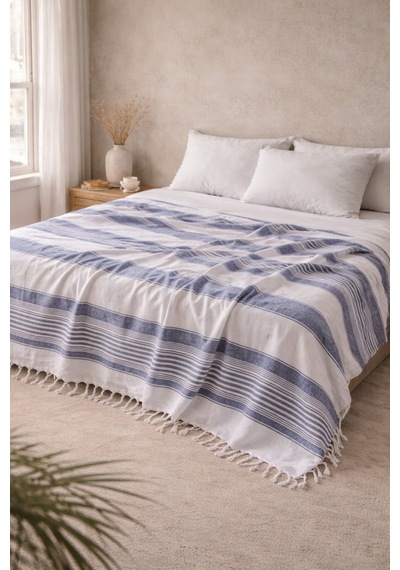 Çift Kişilik Pike 180x220 Cm Çizgili Çok Renkli %70 Pamuk %30 Polyester Dört Mevsim Kullanım Türkiye Üretim Tek Parça Pike İndigo Çift Kişilik Pike 180x220 Cm Çizgili Çok Renkli %70 Pamuk %30 Polyester Dört Mevsim Kullanım Türkiye Üretim Tek Parça Pike İndigo