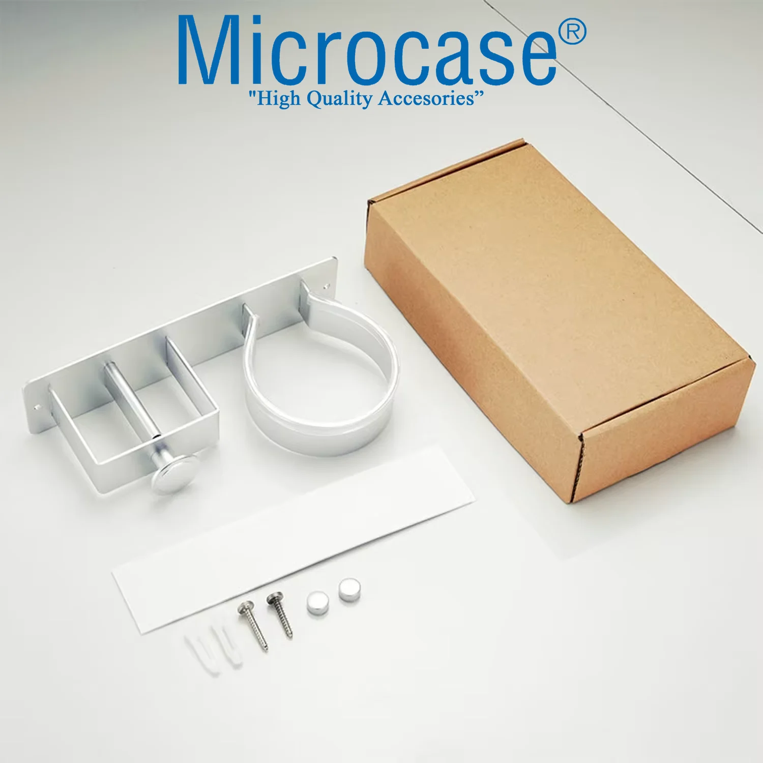 Microcase Saç Düzleştirici Ve Kurutma Makinası Tutucu Stand - Al5044 Gri