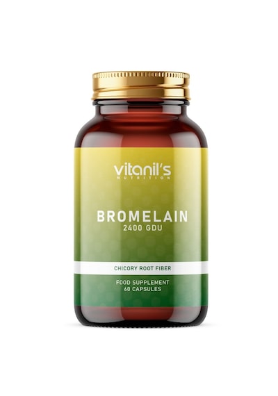 Vitanil's Nutrition Bromelain 2400 Gdu Takviye Edici Gıda 60 Kapsül