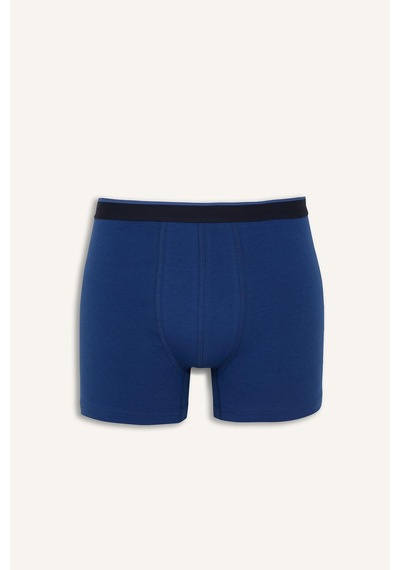 Defacto Regular Fit Çizgili Ve Düz 3lü Boxer I4019ax26aunv30 Lacivert-nv30