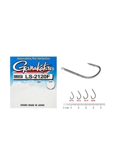 Gamakatsu Ls-2120f No.12 Siyah Olta İğnesi 1/13