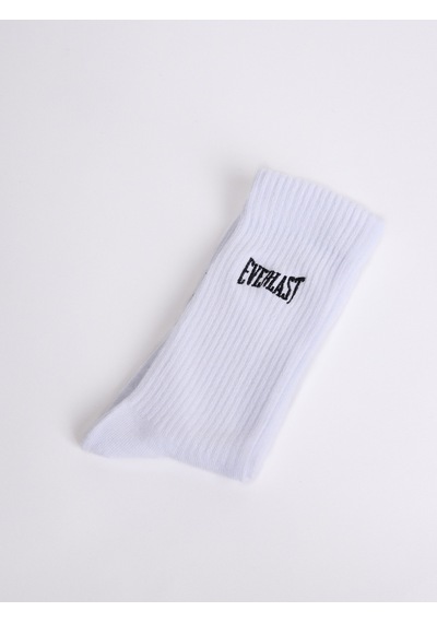 Everlast Logo Nakışlı 2'li Beyaz Çorap Beyaz