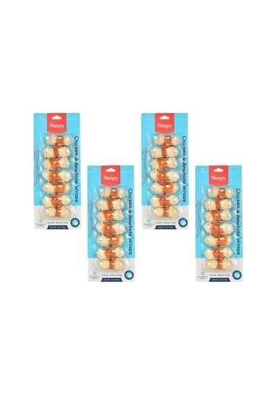 Wanpy Tavuk Sargılı Çiğneme Kemiği 90gr 7'li X 4 Adet