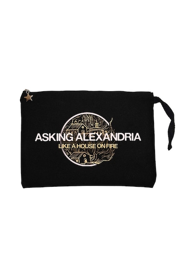 Asking Alexandria Like A House On Fire Siyah Cüzdan / El Çantası Siyah