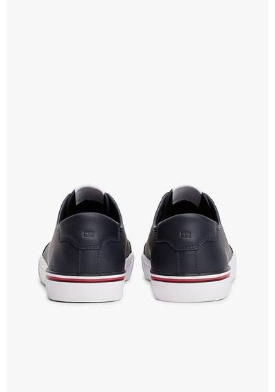 Tommy Hilfiger Erkek Th Corporate Vulc Sneaker - Lacivert Desert Sky
