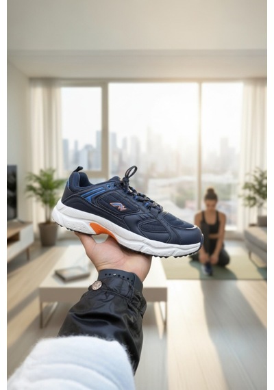 Enoch Erkek Spor Ve Yürüyüş Ayakkabısı Tam Ortopedik Tabanlı Kalın Tabanlı Retro Dad Shoe 2332 Lacı