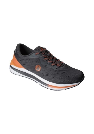 Lumberjack Erkek Siyah Gri Sneaker Örgu Memory Taban Spor Ayakkabı 001