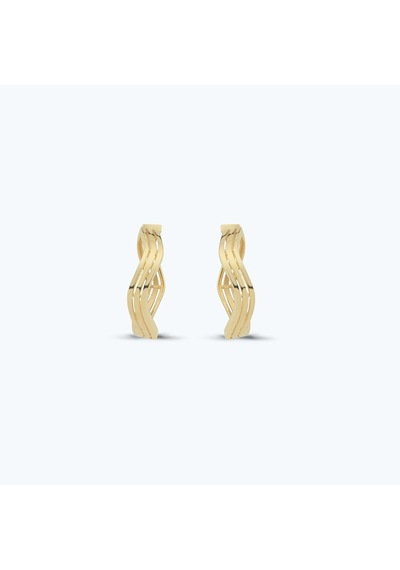 Altınbaş Altın Halka Küpe Akp0040-y-25649-2 Çok Renkli