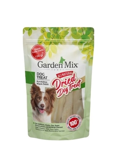 Garden Mix Kurutulmuş Dana Kelle Derisi Köpek Ödül Maması 100 G
