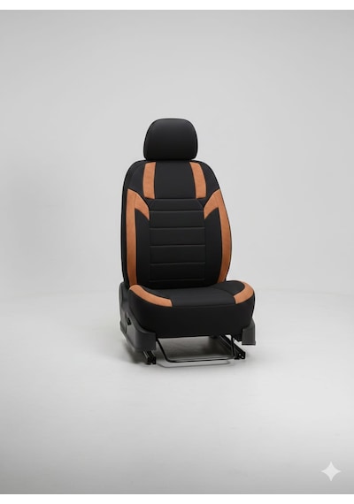 Monza Siyah Taba Serisi Renault 12 Koltuk Kılıfı Tam Set