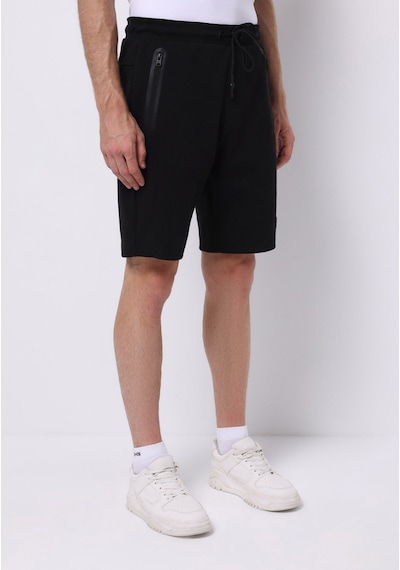 Colin's Colins Regular Fit Orta Bel Düz Erkek Siyah Şort Cl1075842 Q1.v1 Blk