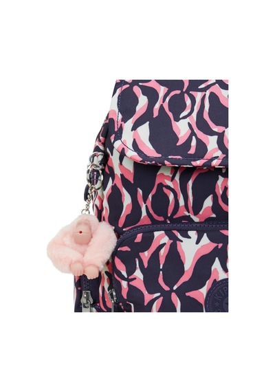 Kipling City Zip S Küçük Boy Sırt Çantası Desenli Çok Renkli