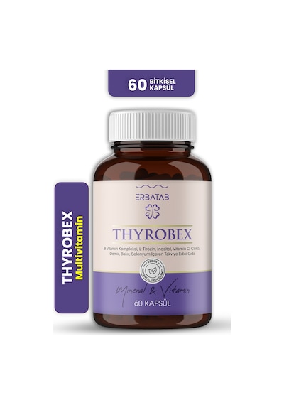 Erbatab Thyrobex Takviye Edici Gıda 60 Kapsül