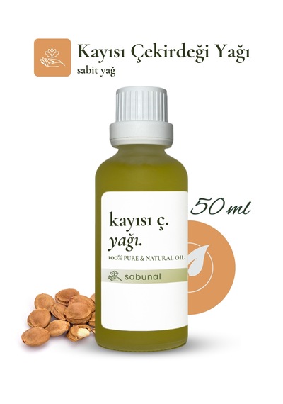 Sabunal Kayısı Çekirdeği Yağı 50 ML Cilt Bakım Yağı