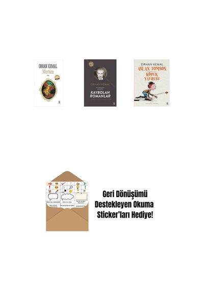 Murtaza Midi Boy + Kaybolan Romanlar + Aslan Tomson - Köpek Yavrusu + Okuma Sticker'ları