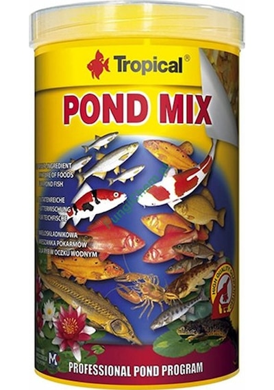 Tropical Pond Mix Bahçe Havuzunda Yaşayan Balıklar İçin Yem Karışımı