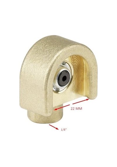 Pressol Tekalamit Buton Başlık Pirinç 22mm 1/8f K 6101012063125