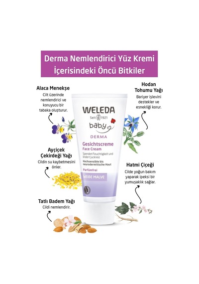 Weleda Derma Nemlendirici Yüz Kremi 50 Ml