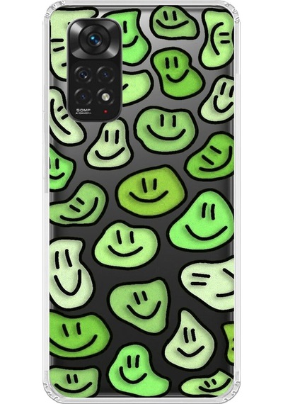 Xiaomi Redmi Note 11 Uyumlu Şeffaf Kılıf Wallpaper 9 Tasarımlı