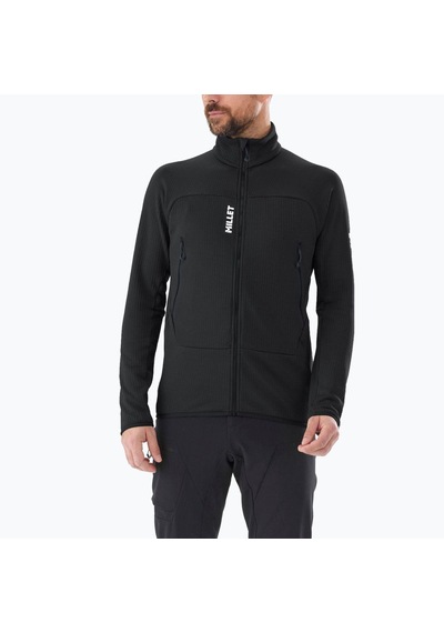 Millet Fusıon Grıd Tam Fermuar Polartec Erkek Mıv9465 N0247 Siyah