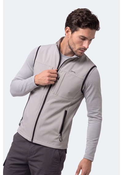 Slazenger Cruıser I Erkek Softshell Bej Yelek