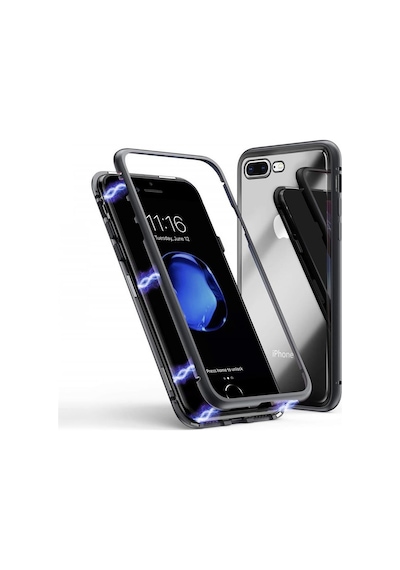 Blogy Apple Uyumlu iPhone 8 Plus / 7 Plus İle Magnetic Case Kılıf