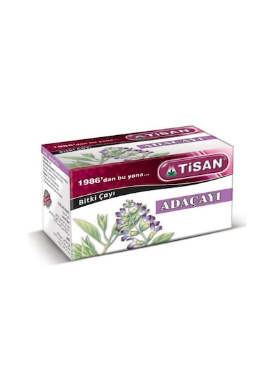 Tisan Adaçayı Bitki Süzen Poşet Çay 3 x 20'li