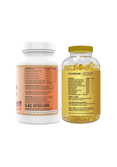 Glucosamine Msm Type Ll Collagen 180 Tablet & Flx Omega 3-6-9 90 Tablet