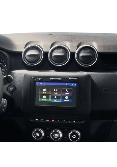 Dacia Duster 2021-2022 Uyumlu 8 İnç Navigasyon 9h Nano Ekran Koruyucu 9H Nano Ekran Koruyucu