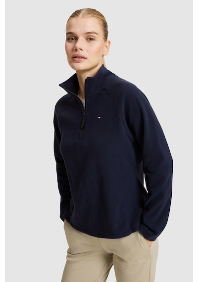 U.S. Polo Assn. Kadın Lacivert Yarım Fermuarlı Sweatshirt 50329013-vr033