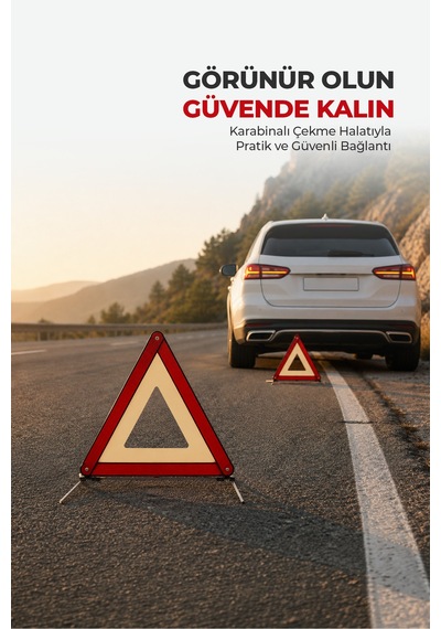 Su Geçirmez Çantalı Tüvtürk Muayene Uyumlu Trafik Seti