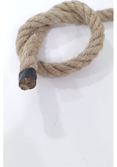Jüt Halat 12 Mm 5 Metre Hasır Ip Halat Ip Doğal Urgan Kendir Ip