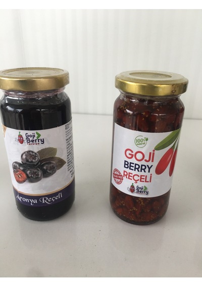 Goji Berry Şeker İlavesiz Aronya ve Goji Berry Reçeli 2 x 290 G