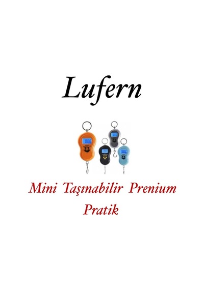 Premium Elektronik Çengelli Tartı El Kantarı Askı Mini Taşınabilir Terazi 50 Kg Bagaj Ağırlık Ölçme