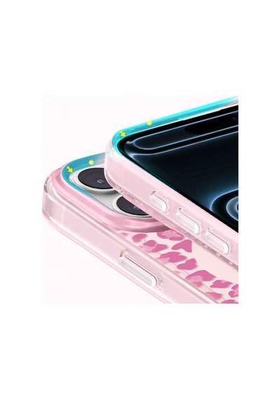 İphone 17 Pro Max Uyumlu Kılıf M-safe Şarj Özellikli Zore Paris Veyro Tpu Kapak Pembe