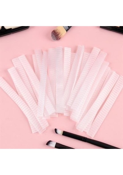 Bakgelal Makyaj Far Allık Kontür Eyeliner Fırça Malzemeleri Ürünleri Koruyucu File Kapak Örgü Kılıf Çok renkli