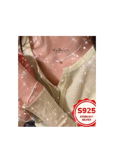 Palermo S925 Ayar Gümüş Kalp Kolye Ve Gümüş Bileklik Palermos925as, One Size Diğer