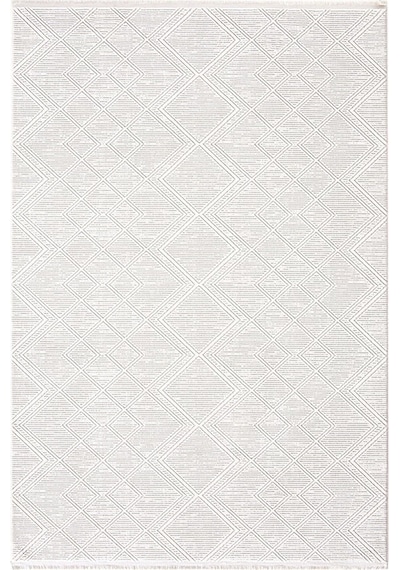 Hoom Rugs Norm 6220 Beyaz Modern Salon Halısı Beyaz
