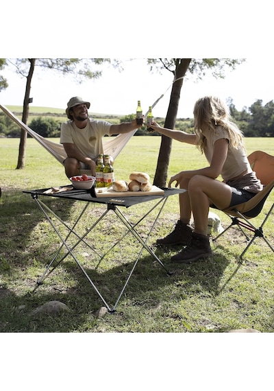 Haegs Ultralight Katlanır Büyük Kamp Masası Mavi