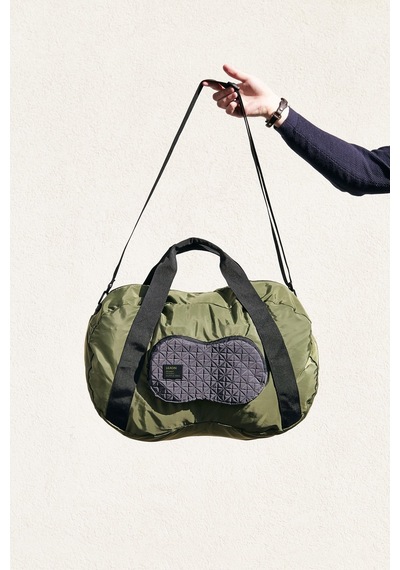 Lexon Peanut Duffle Seyahat Çantası Metalik Gri