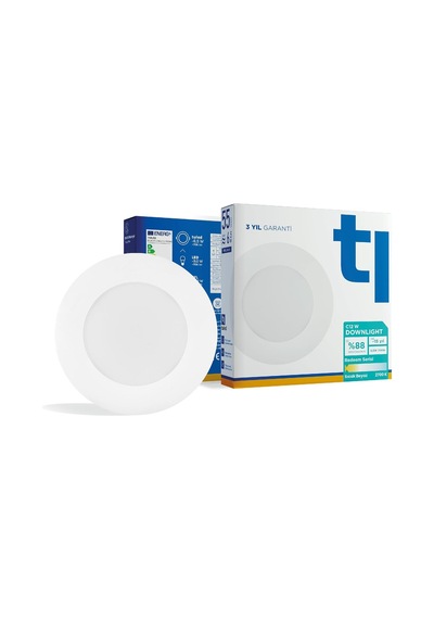 Redeem C12w Downlight, Titreşimsiz, Göz Konforu, 706 Lümen, Sıcak Beyaz, 2700 Kelvin Diğer