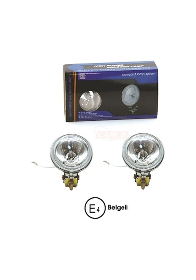 Carub 3016001 Sis Lambası Oben Yuvarlak Nikel 12v Beyaz 9cm
