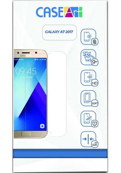 Samsung A7 2017 ile Uyumlu Temperli Kırılmaz Cam Ekran Koruyucu