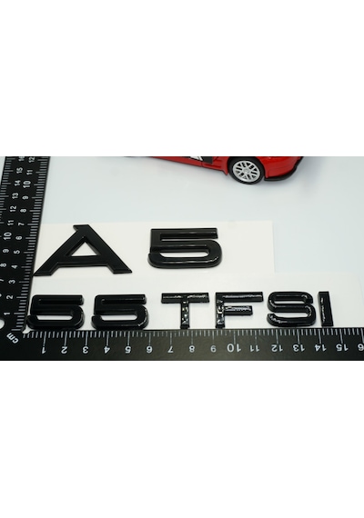 Audi A5 55 Tfsi Parlak Siyah Abs 3m 3d Bagaj Yazı Logo