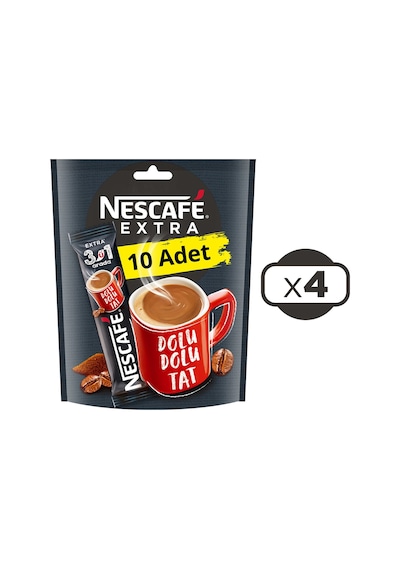 Nescafe 3ü1 Arada Extra Kahve 4 x 10'lu