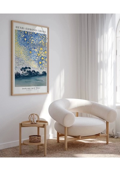 Çerçevesiz Poster Henri-edmond Cross Yıldızlarla Dolu Manzara