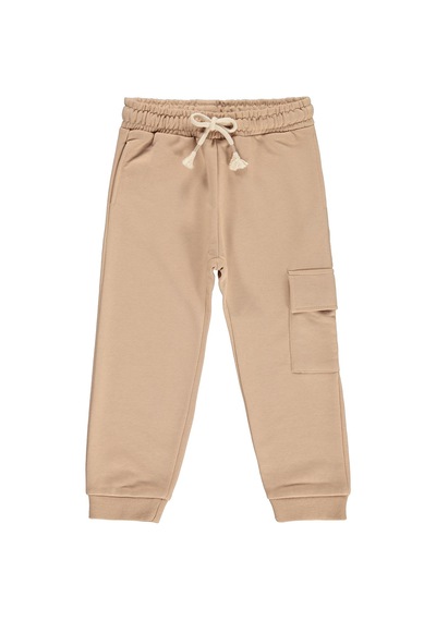 Silversun Kids Silversun Kargo Cepli 2-7 Yaş Eşofman Altı - Bej