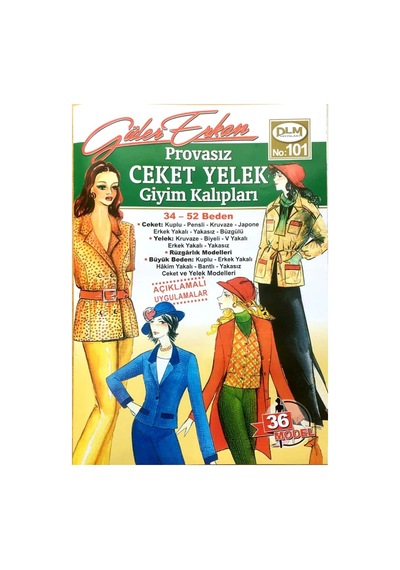 Güler Erkan Provasız Ceket Yelek Giyim Kalıpları