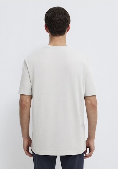 Mavi - Gri Basic Tişört 0613466-70077 Gri